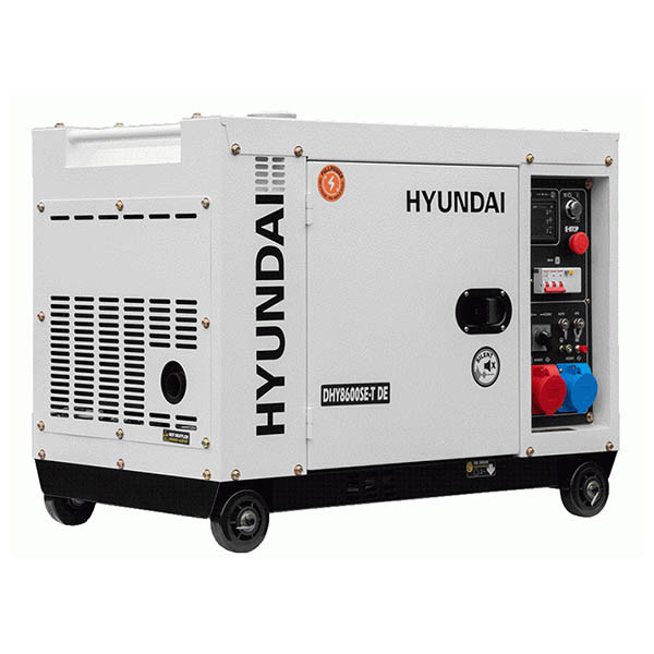 Дизельный генератор Hyundai DHY 8600SE-T