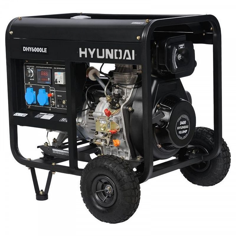 Дизельний генератор Hyundai DHY 6000LE